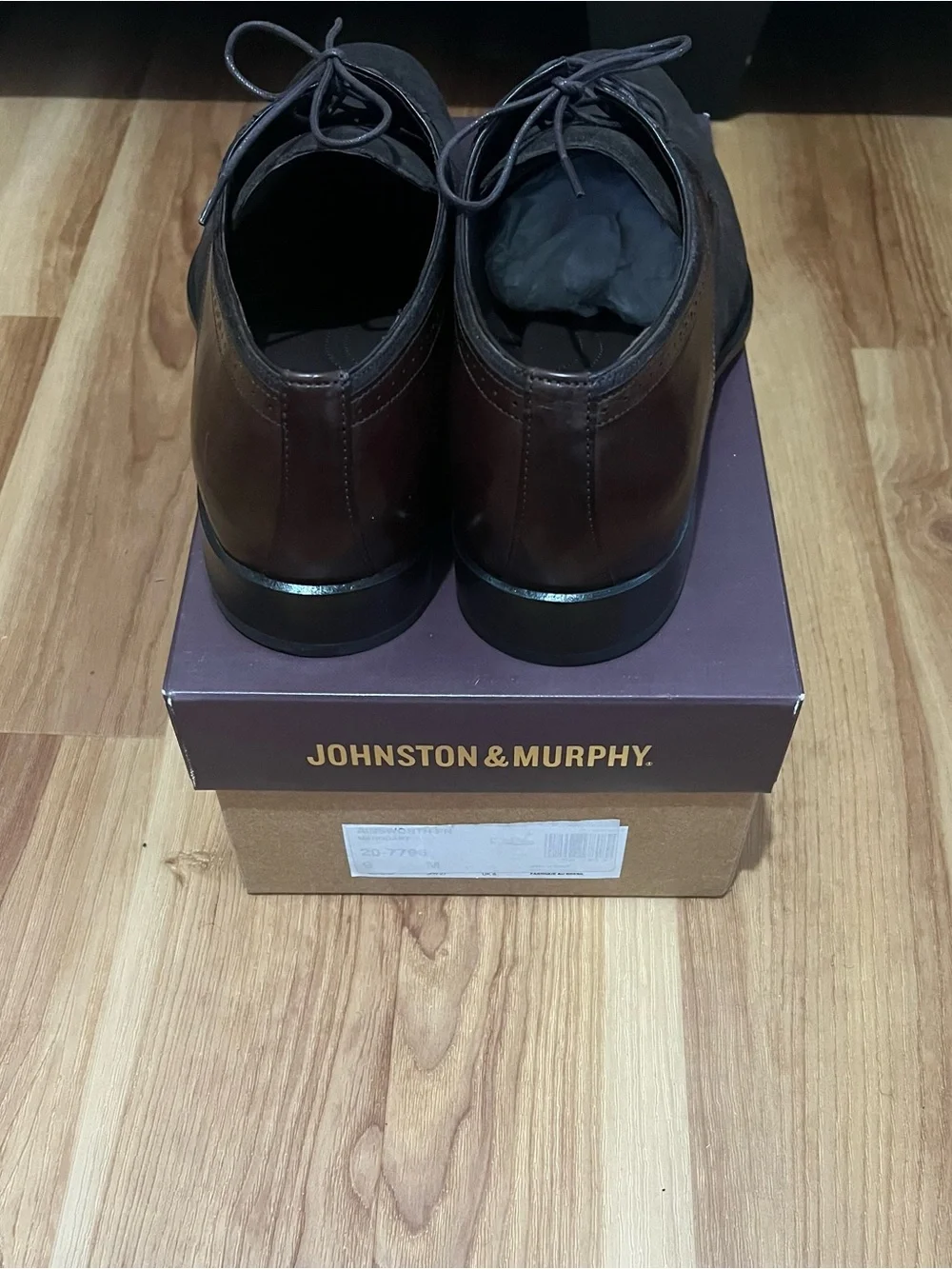 Men's Florsheim Shoes - Dark Brown Suede & Leather